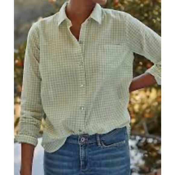 J.Jill Tops - J.Jill Gingham Button Up